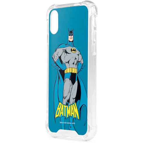 DC Comics Batman Portrait iPhone XS Clear Case