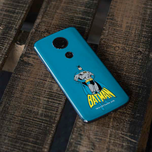 DC Comics Batman Portrait Moto E5 Plus Skin