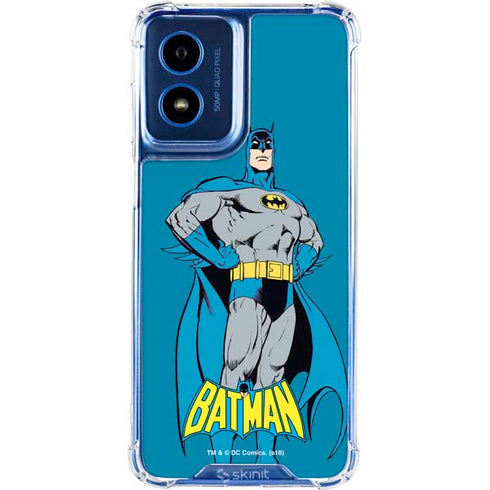 DC Comics Batman Portrait Moto G Play 4G (2024) Clear Case