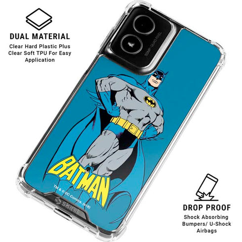 DC Comics Batman Portrait Moto G Power 5G (2024) Clear Case
