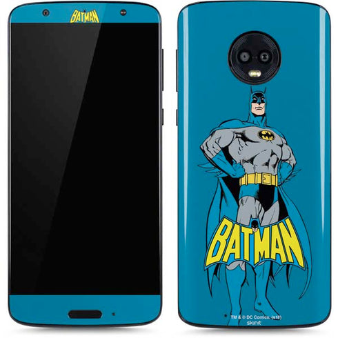 DC Comics Batman Portrait Moto G6 Skin