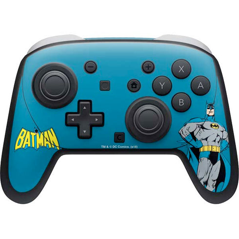 DC Comics Batman Portrait Nintendo Switch 2 (2025) Pro Controller Skin