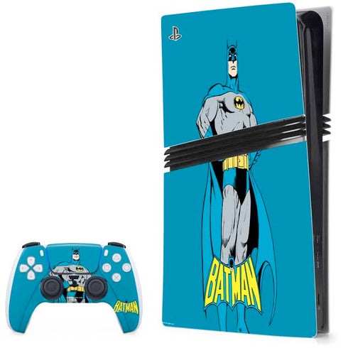 DC Comics Batman Portrait PS5 Pro Bundle Skin