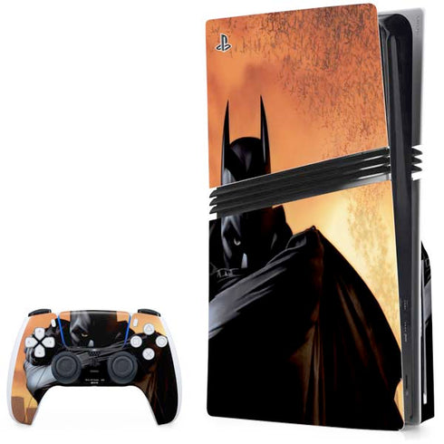 DC Comics Batman Begins Art PS5 Pro Disk Bundle Skin