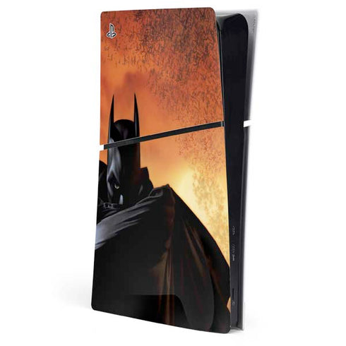 DC Comics Batman Begins Art PS5 Slim Digital Edition Console Skin