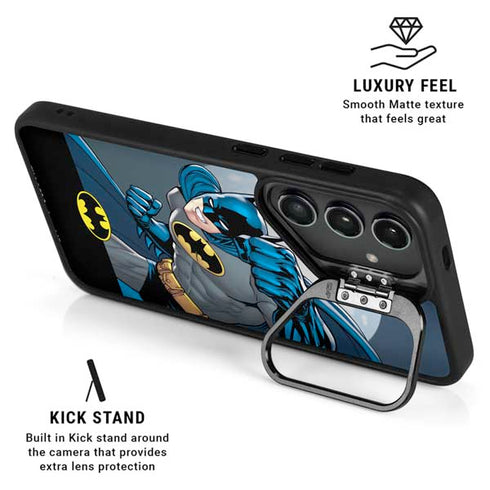 DC Comics Batman Ready for Action Galaxy S25 Kickstand Case