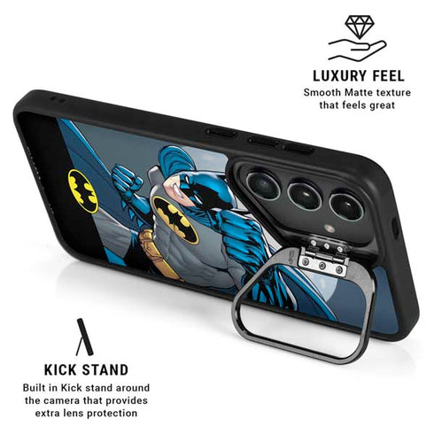 DC Comics Batman Ready for Action Galaxy S25 Ultra Kickstand Case