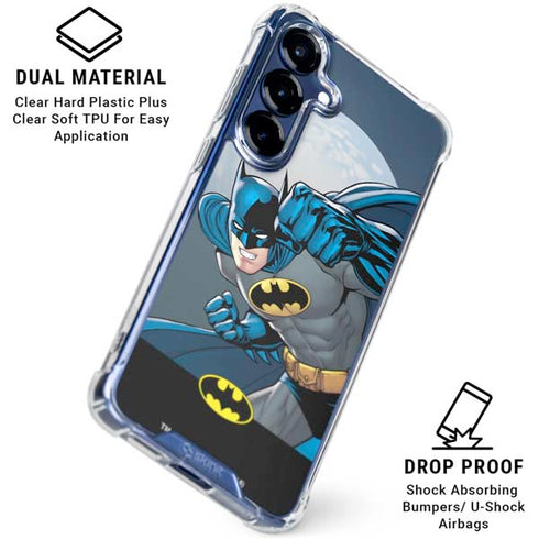 DC Comics Batman Ready for Action Galaxy S25 FE Clear Case