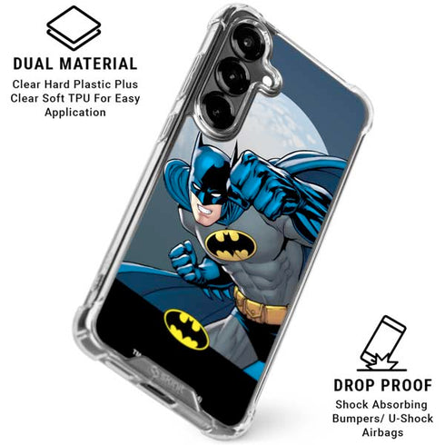 DC Comics Batman Ready for Action Galaxy S26 Clear Case
