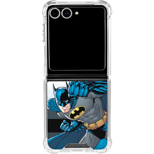 DC Comics Batman Ready for Action Galaxy Z Flip7 Clear Case