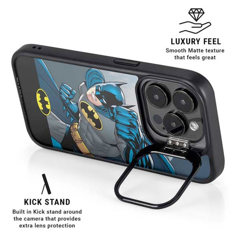 DC Comics Batman Ready for Action iPhone 14 Pro Kickstand Case