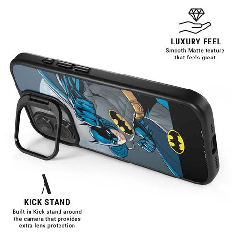 DC Comics Batman Ready for Action iPhone 17 Kickstand Case