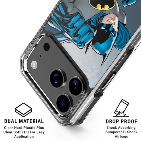DC Comics Batman Ready for Action iPhone 17 Pro Max Clear Case