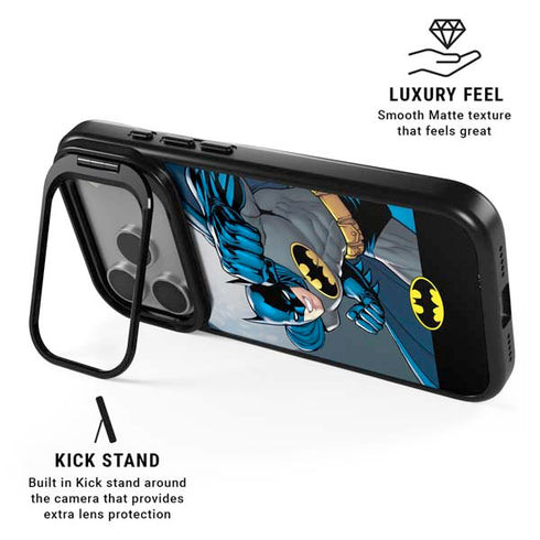 DC Comics Batman Ready for Action iPhone 17 Pro Max Kickstand Case