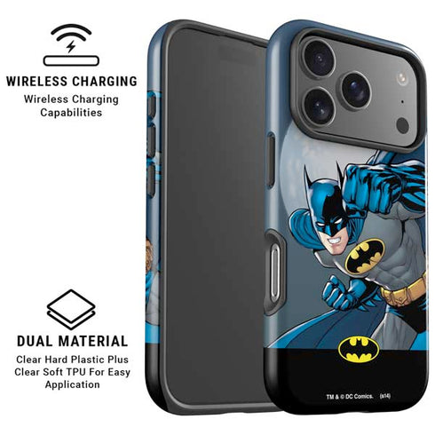 DC Comics Batman Ready for Action iPhone 17 Pro Max Magsafe Impact Case