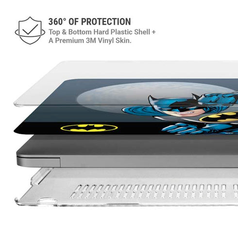 DC Comics Batman Ready for Action MacBook Pro 14in (2021-24) Case plus Skin