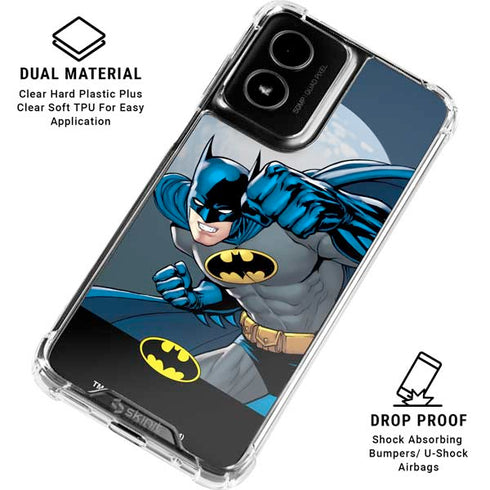 DC Comics Batman Ready for Action Moto G Power 5G (2024) Clear Case