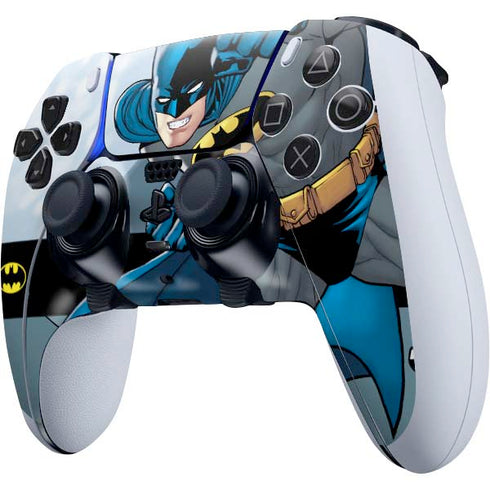 DC Comics Batman Action Pose 90's art PS5 DualSense Edge Pro Controller Skin