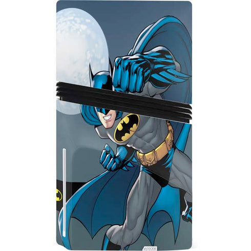 DC Comics Batman Ready for Action PS5 Pro Disk Console Skin