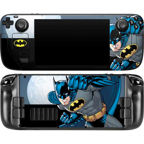 DC Comics Batman Ready for Action Steam Deck Handheld Gaming Computer OLED Skin
