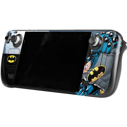 DC Comics Batman Ready for Action Steam Deck Handheld Gaming Computer OLED Skin