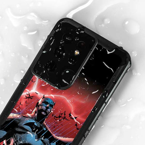 DC Comics Batman All Star Batman & Robin, the Boy Wonder Cover #2 By Jim Lee Galaxy S24 Ultra Waterproof Case