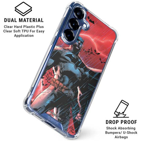 DC Comics Batman All Star Batman & Robin, the Boy Wonder Cover #2 By Jim Lee Galaxy S25 Clear Case