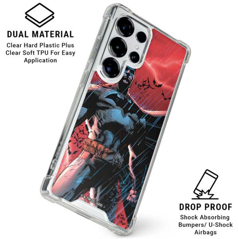 DC Comics Batman All Star Batman & Robin, the Boy Wonder Cover #2 By Jim Lee Galaxy S25 Ultra Clear Case