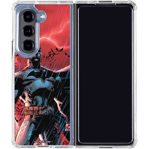 DC Comics Batman All Star Batman & Robin, the Boy Wonder Cover #2 By Jim Lee Galaxy Z Fold5 5G Clear Case