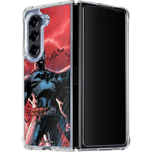 DC Comics Batman All Star Batman & Robin, the Boy Wonder Cover #2 By Jim Lee Galaxy Z Fold5 5G Clear Case