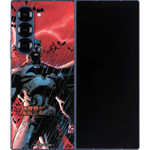 DC Comics Batman All Star Batman & Robin, the Boy Wonder Cover #2 By Jim Lee Galaxy Z Fold6 Skin