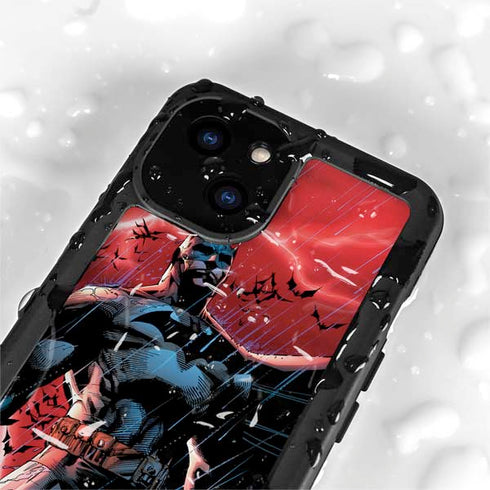 DC Comics Batman All Star Batman & Robin, the Boy Wonder Cover #2 By Jim Lee iPhone 15 Plus Waterproof Case