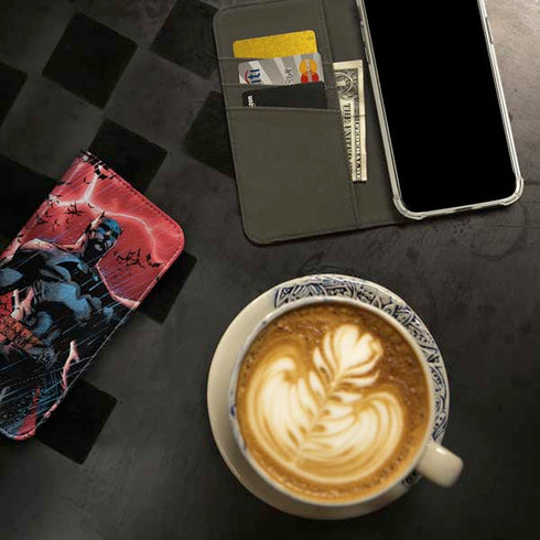 DC Comics Batman All Star Batman & Robin, the Boy Wonder Cover #2 By Jim Lee iPhone 15 Pro Folio Case