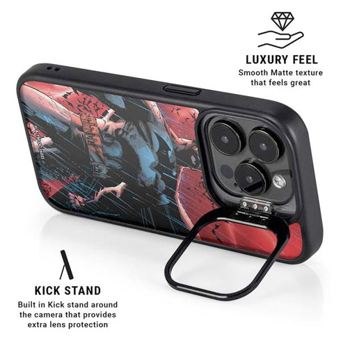 DC Comics Batman All Star Batman & Robin, the Boy Wonder Cover #2 By Jim Lee iPhone 15 Pro Kickstand Case