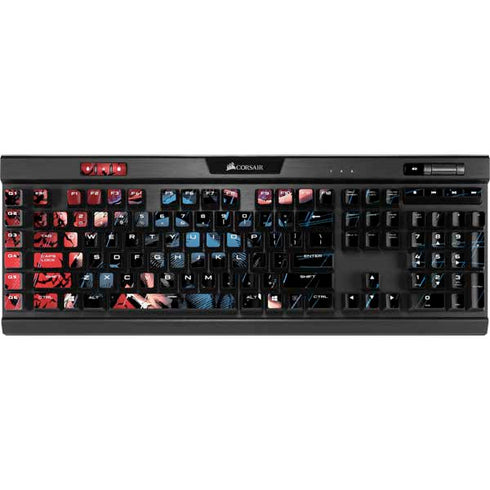 DC Comics Batman All Star Batman & Robin, the Boy Wonder Cover #2 By Jim Lee K95 RGB PLATINUM Mechanical Gaming Keyboard Skin