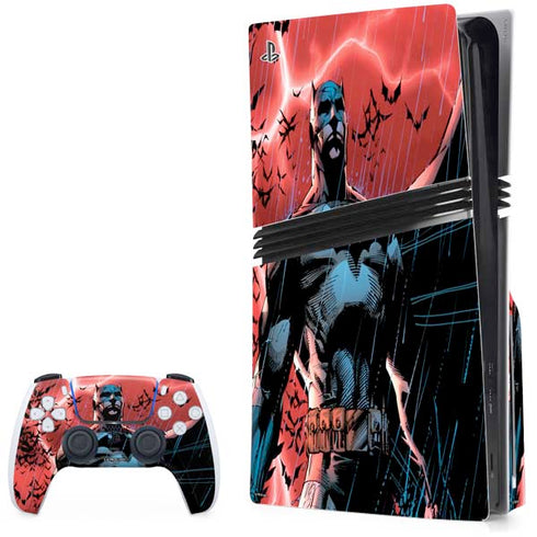 DC Comics Batman All Star Batman & Robin, the Boy Wonder Cover #2 By Jim Lee PS5 Pro Disk Bundle Skin