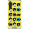 DC Comics Batman Vintage Character Pattern - Joker and Robin Galaxy A17 Clear Case