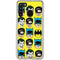 DC Comics Batman Vintage Character Pattern - Joker and Robin Galaxy A21 Clear Case