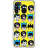 DC Comics Batman Vintage Character Pattern - Joker and Robin Galaxy A21 Clear Case