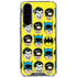 DC Comics Batman Vintage Character Pattern - Joker and Robin Galaxy A36 5G Clear Case