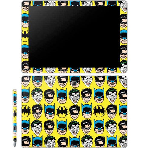 DC Comics Batman Vintage Character Pattern - Joker and Robin Galaxy Book 12in Skin
