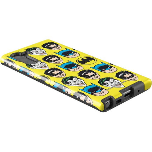 DC Comics Batman Vintage Character Pattern - Joker and Robin Galaxy Note 10 Pro Case