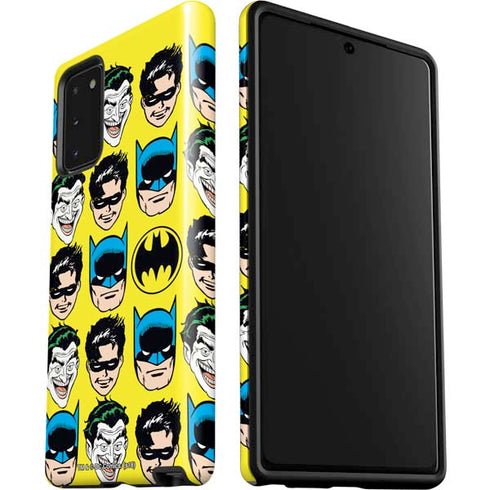 DC Comics Batman Vintage Character Pattern - Joker and Robin Galaxy Note20 5G Pro Case