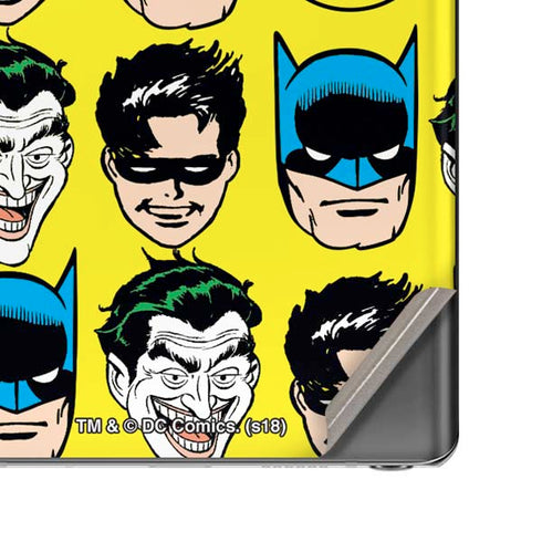 DC Comics Batman Vintage Character Pattern - Joker and Robin Galaxy Note20 5G Skin