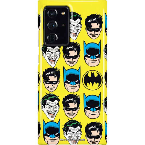 DC Comics Batman Vintage Character Pattern - Joker and Robin Galaxy Note20 Ultra 5G Lite Case