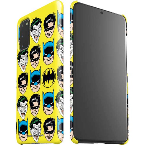 DC Comics Batman Vintage Character Pattern - Joker and Robin Galaxy S20 Lite Case