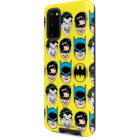 DC Comics Batman Vintage Character Pattern - Joker and Robin Galaxy S20 Pro Case