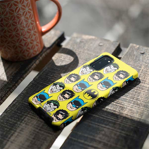 DC Comics Batman Vintage Character Pattern - Joker and Robin Galaxy S20 Pro Case