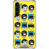 DC Comics Batman Vintage Character Pattern - Joker and Robin Galaxy S24 FE Clear Case