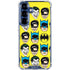 DC Comics Batman Vintage Character Pattern - Joker and Robin Galaxy S25 Clear Case